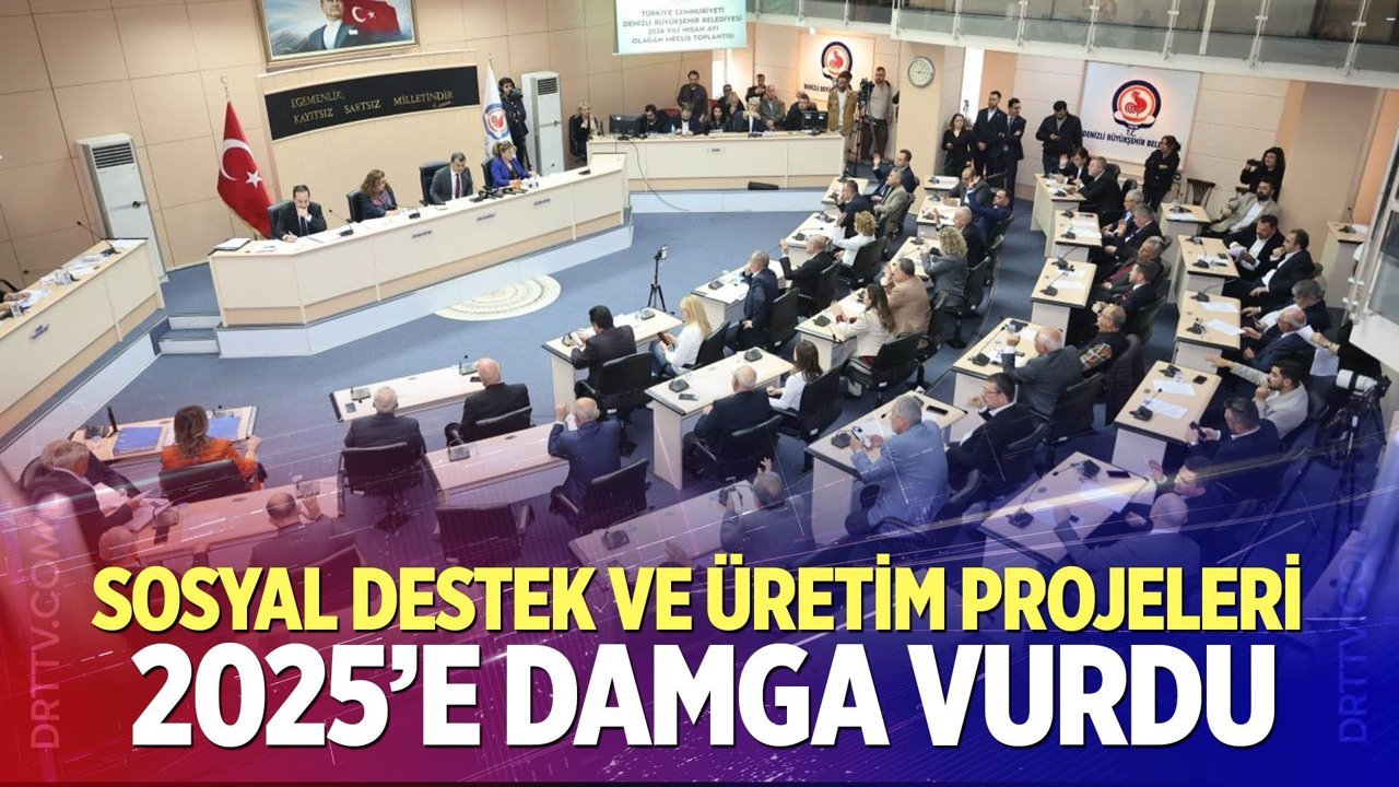 Sosyal destek ve üretim projeleri 2025’e damga vurdu