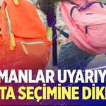 Okula dönüşte çanta seçimine dikkat!