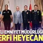 Denizli İl Emniyet Müdürlüğü'nde terfi heyecanı yaşandı