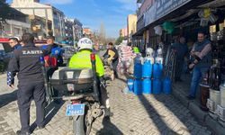 Turgutlu'da zabıta ve emniyetten kaldırım işgali denetimi