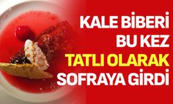 Kale biberi bu kez tatlı olarak sofraya girdi