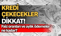 Kredi çekecekler dikkat! Aylık ödemeler ne kadar?