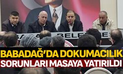 Babadağ'da dokumacılık sorunları masaya yatırıldı