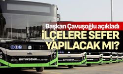 Denizli’de belediye otobüslere ilçelere sefer yapacak mı?