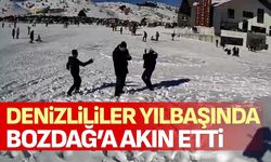 Denizlililer yılbaşında Bozdağ’a akın etti