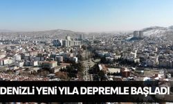 Denizli yeni yıla depremle başladı