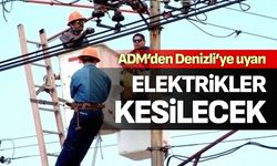 Pamukkale’de elektrik kesintisi uyarısı