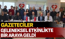 Gazeteciler geleneksel etkinlikte bir araya geldi