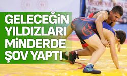 Geleceğin yıldızları minderde şov yaptı