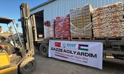 İDDEF Gazze'ye 36 ton taze gıda yardımında bulundu