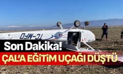 Çal'da uçak kazası