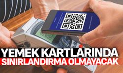 Yemek kartlarında sınırlandırma olmayacak