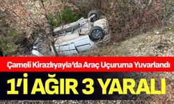 Çameli Kirazlıyayla’da Araç Uçuruma Yuvarlandı: 1 Ağır Yaralı