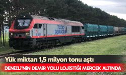 Denizli’nin demir yolu lojistiği mercek altında: Yük miktarı 1,5 milyon tonu aştı