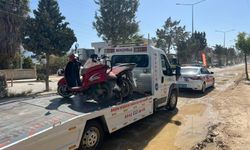 Denetimlerde 114 motosiklet trafikten men edildi