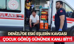 Eski eşlerin arasında çocuk görüş gününde kan aktı