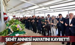 Şehit annesi hayatını kaybetti