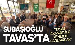 Başkan Subaşıoğlu Tavas’ta…