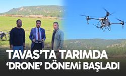 Tavas’ta çiftçilere ‘zirai drone’ ile gübreleme hizmeti başladı