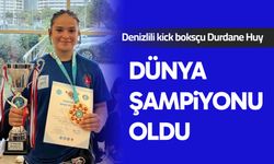 Denizlili kick boksçu dünya şampiyonu oldu