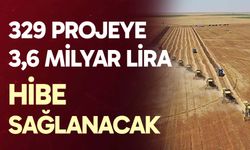 329 projeye 3,6 milyar lira hibe sağlanacak