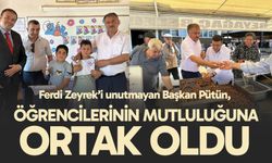 Ferdi Zeyrek’i unutmayan Başkan Pütün, öğrencilerinin mutluluğuna ortak oldu