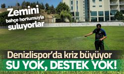 Su yok, destek yok! Denizlispor’da kriz büyüyor