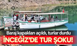 Baraj kapakları açıldı, turlar durdu; İnceğiz’de tur şoku!