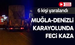 Muğla-Denizli karayolunda feci kaza