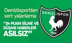 Denizlispor’dan sert yalanlama; “24 puan ve düşme haberleri asılsız”
