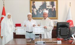 Rus çift, Aydın'da Müslüman oldu