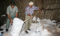 Toros dağlarında doğal buzdolabı