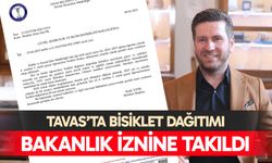 Tavas’ta bisiklet dağıtımı bakanlık iznine takıldı