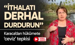 Karaca’dan hükümete ‘ceviz’ tepkisi; “İthalatı derhal durdurun”
