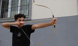 Dizilerden görüp merak saldığı okçulukta Türkiye rekoru kırdı