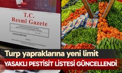 Yasaklı pestisit listesi güncellendi