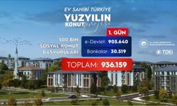 Yüzyılın Konut Projesi'ne ilk gün 936 bin 159 kişi başvurdu