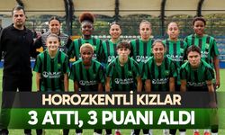 Horozkentli kızlar 3 attı, 3 puanı aldı