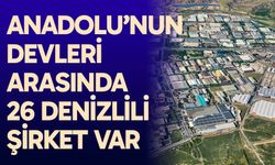Anadolu’nun devleri arasında 26 Denizlili şirket var