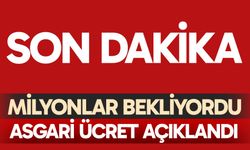 Asgari ücret açıklandı