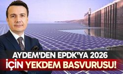 Aydem'den EPDK'YA 2026 için YEKDEM başvurusu!