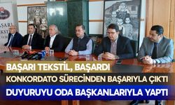 Konkordato sürecinden başarıyla çıktı, duyuruyu oda başkanlarıyla yaptı