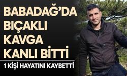 Babadağ'da bıçaklı kavga kanlı bitti