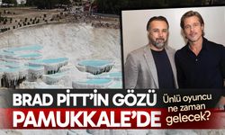 Brad Pitt’in gözü Pamukkale’de