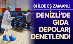 Denizli’de gıda depoları denetlendi