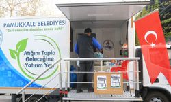 Pamukkale’de geri dönüşüm seferberliği devam ediyor