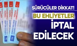 Ocak ayından itibaren bu ehliyetler iptal edilecek