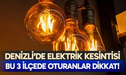 Denizli elektrik kesintisi… 16 Aralık 2025