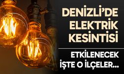 Denizli elektrik kesintisi… 19 Aralık 2025
