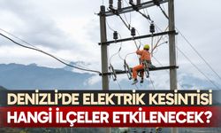 Denizli elektrik kesintisi… 9 Aralık 2025